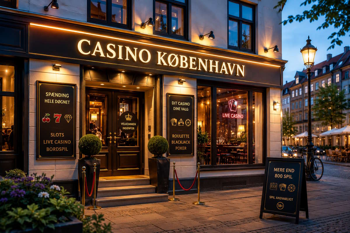 Billede af casino set fra gaden