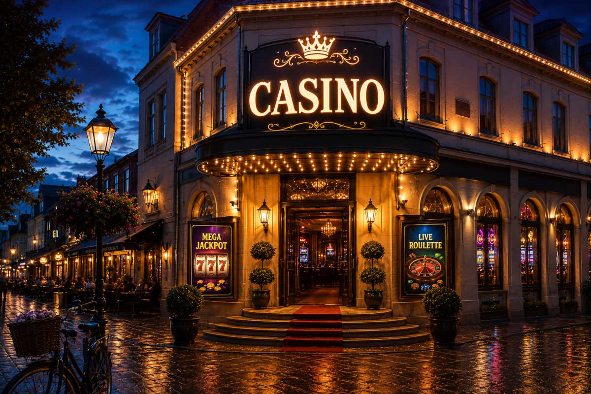 Casino set fra gaden