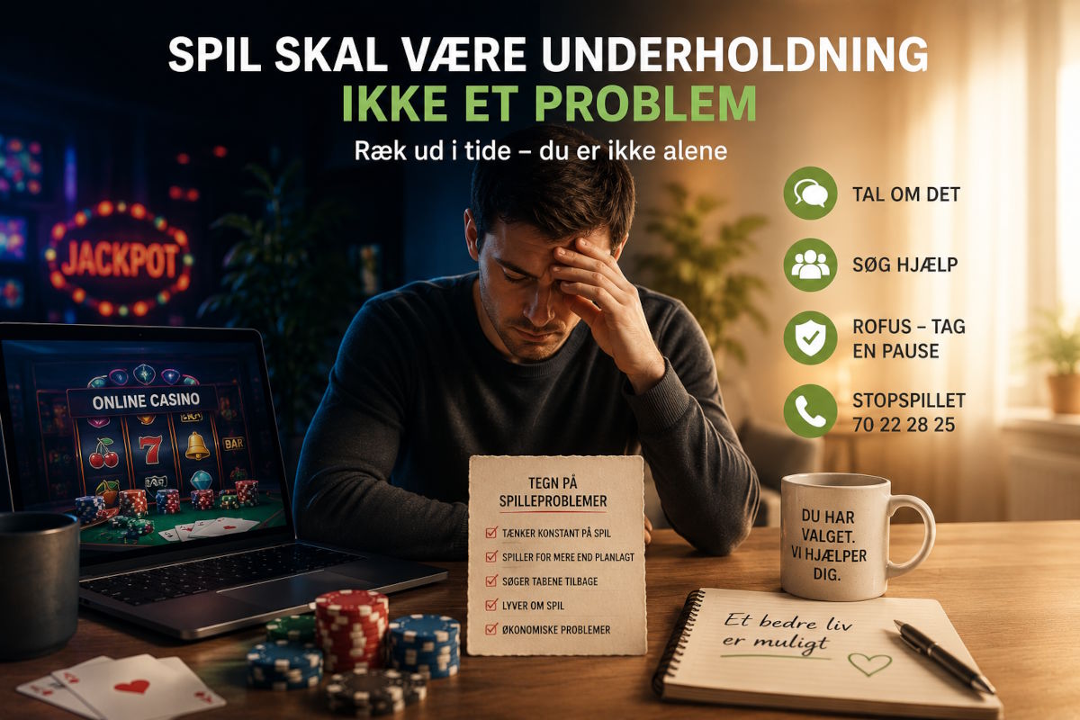 Spilafhængighed kræver ofte hjælp
